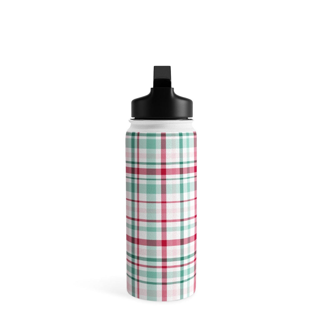 Lisa Argyropoulos Merry Vintage Plaid Water Bottle
