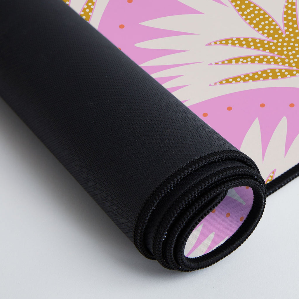 Jennifer Labre Pink Palmetto Desk Mat