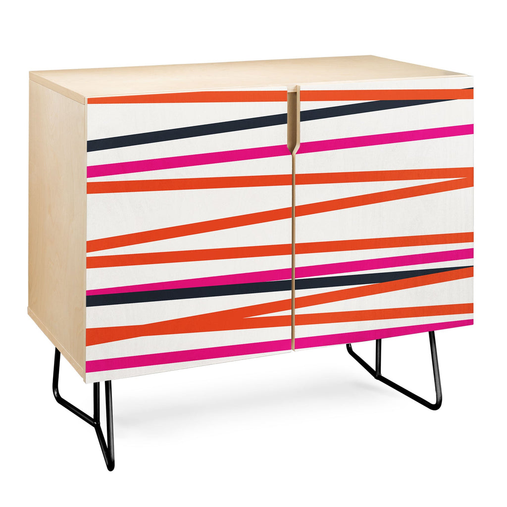 Khristian A Howell Crew Stripe Warm Credenza