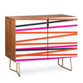 Khristian A Howell Crew Stripe Warm Credenza