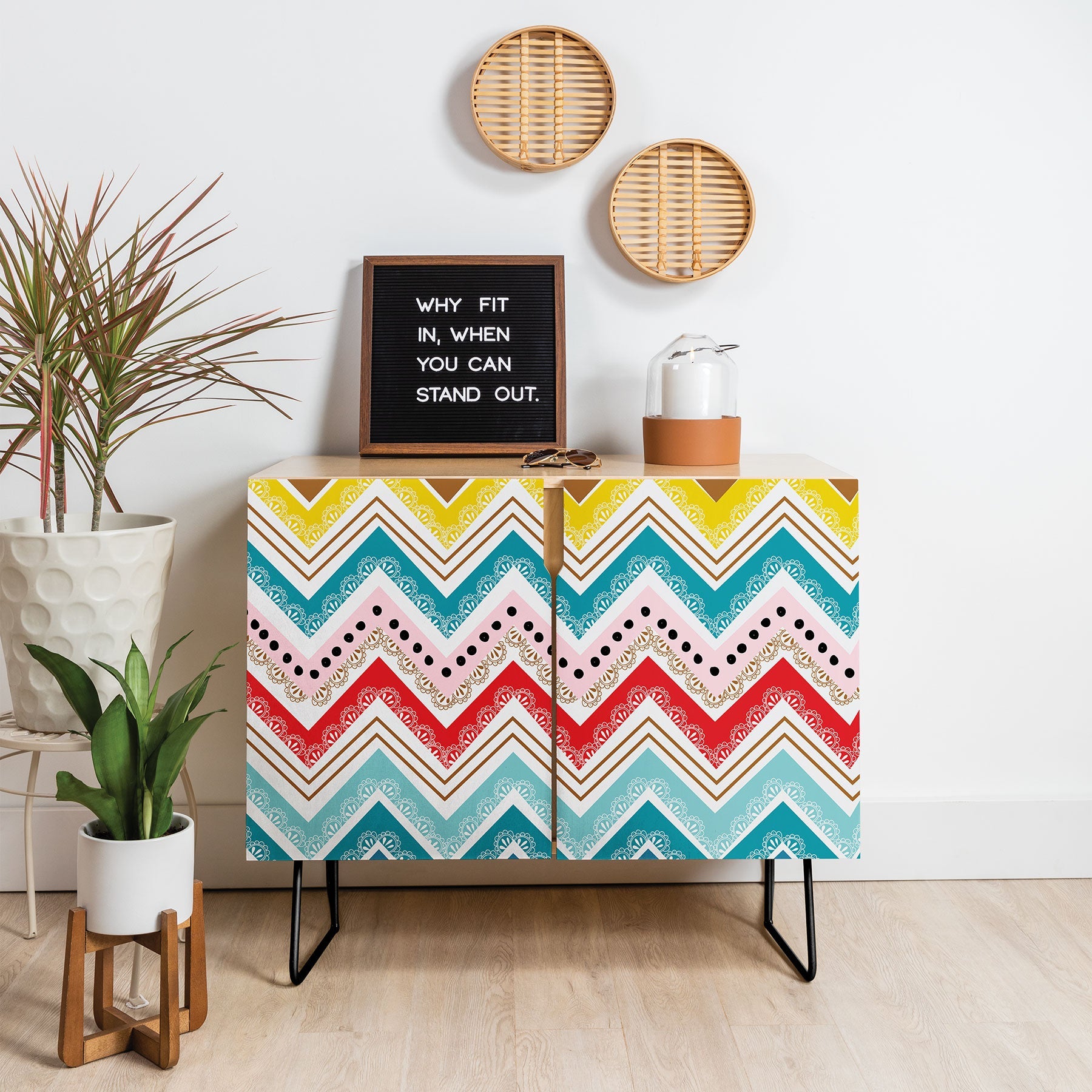 Khristian A Howell Nolita Chevrons Credenza