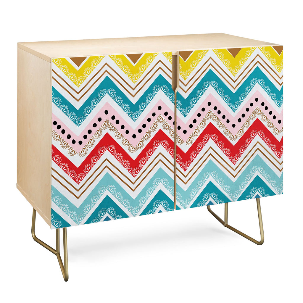 Khristian A Howell Nolita Chevrons Credenza