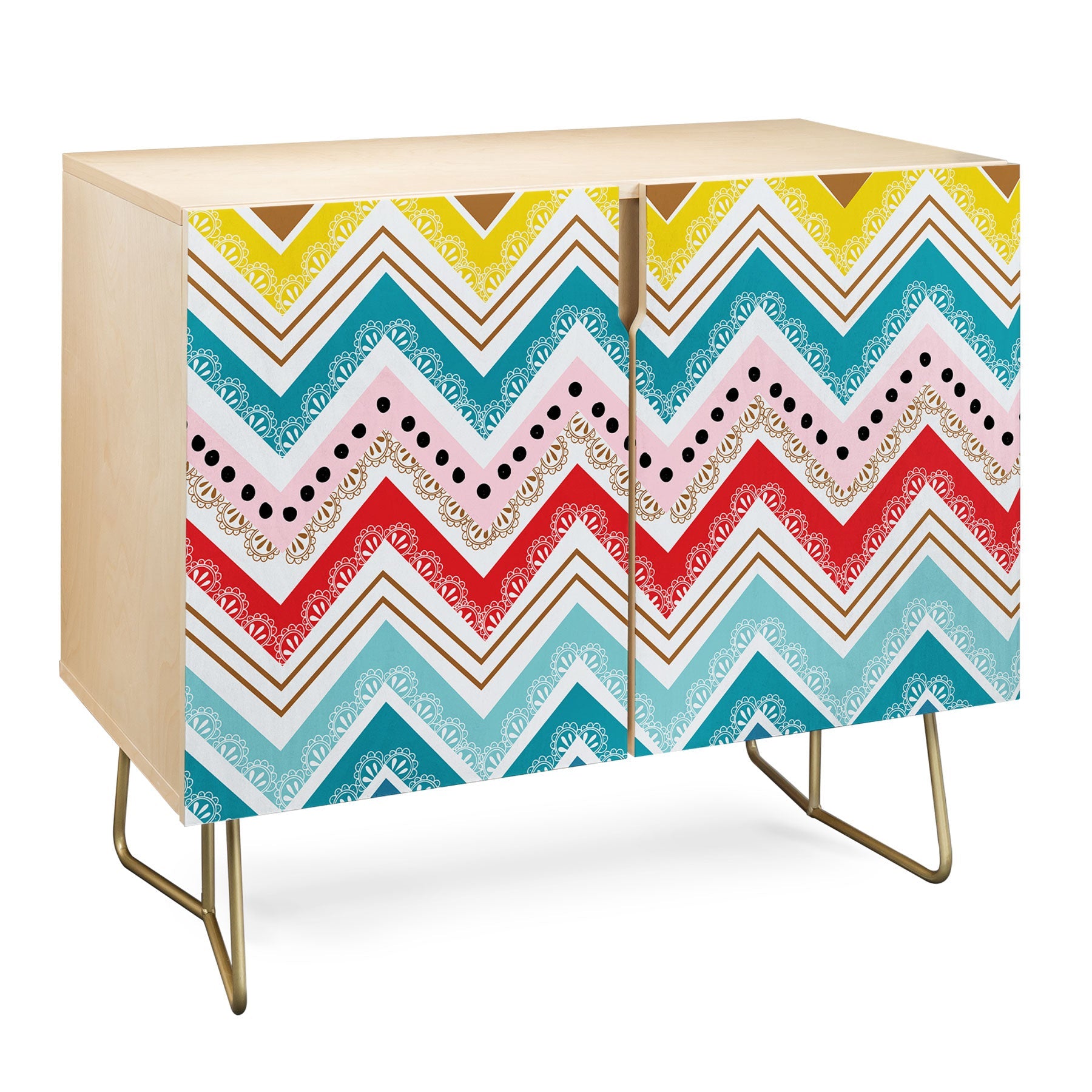 Khristian A Howell Nolita Chevrons Credenza