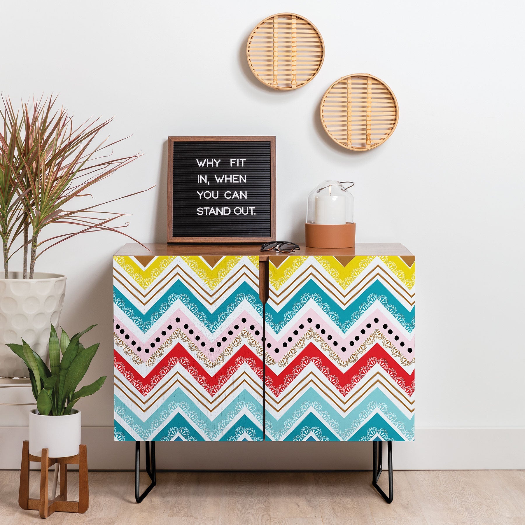 Khristian A Howell Nolita Chevrons Credenza