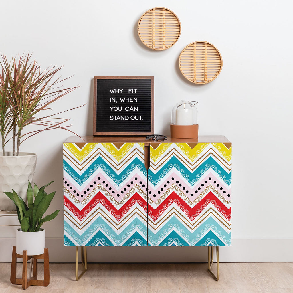 Khristian A Howell Nolita Chevrons Credenza