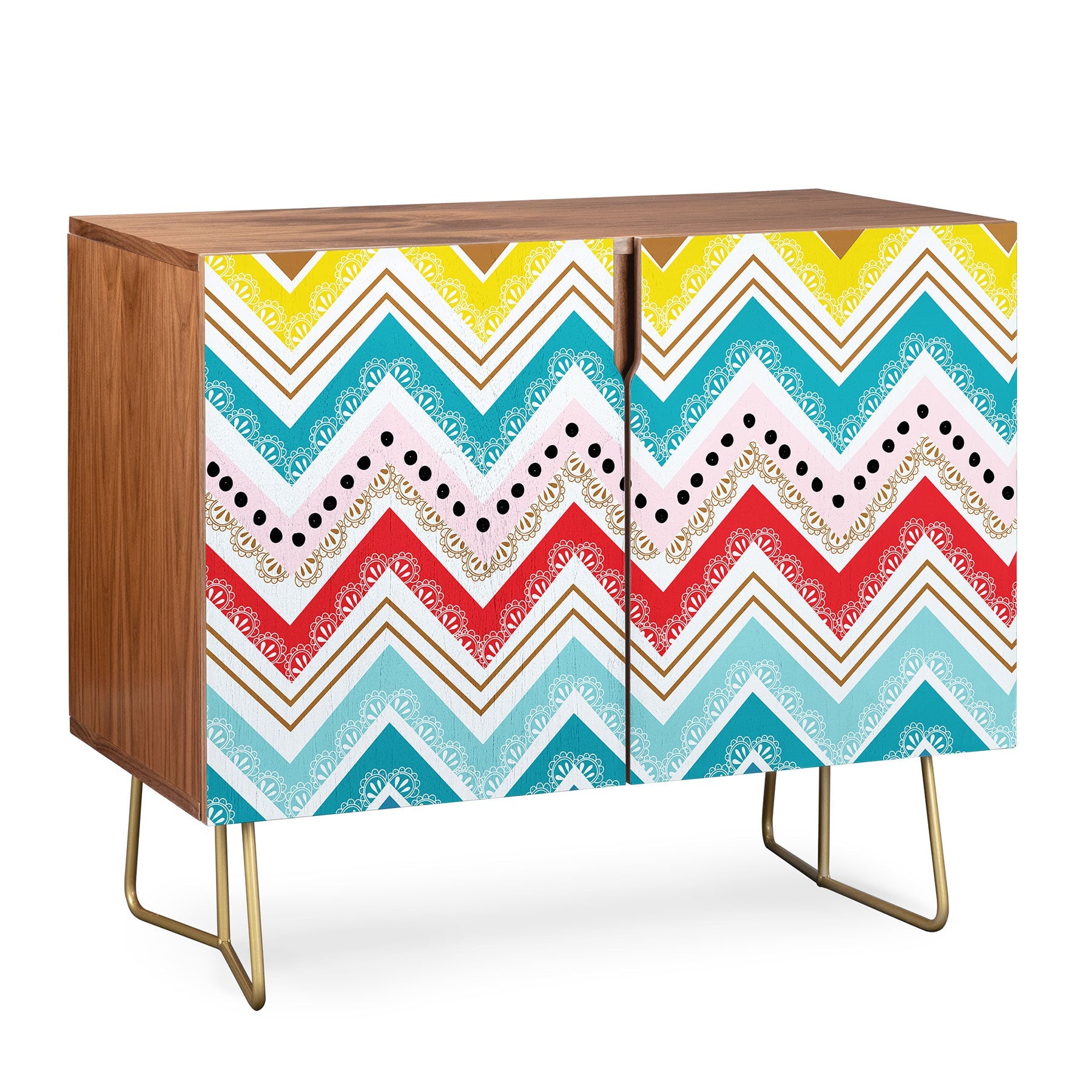Khristian A Howell Nolita Chevrons Credenza