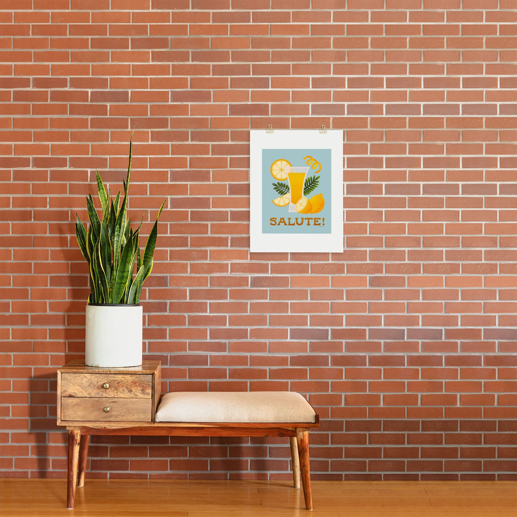 Jessica Molina Limoncello Cocktail Art Print