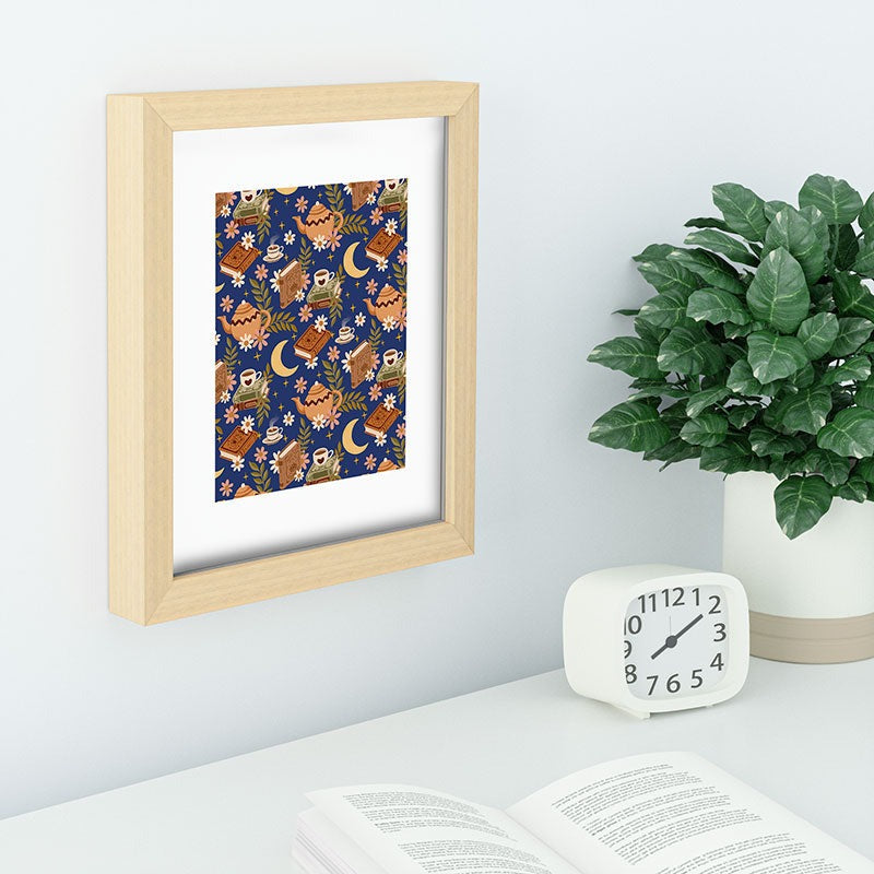 Avenie Moonlit Reading Nook II Recessed Framing Rectangle