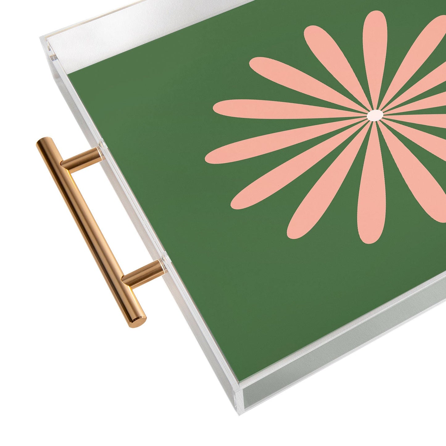 Kierkegaard Design Studio Big Daisy Retro Minimalism Acrylic Tray