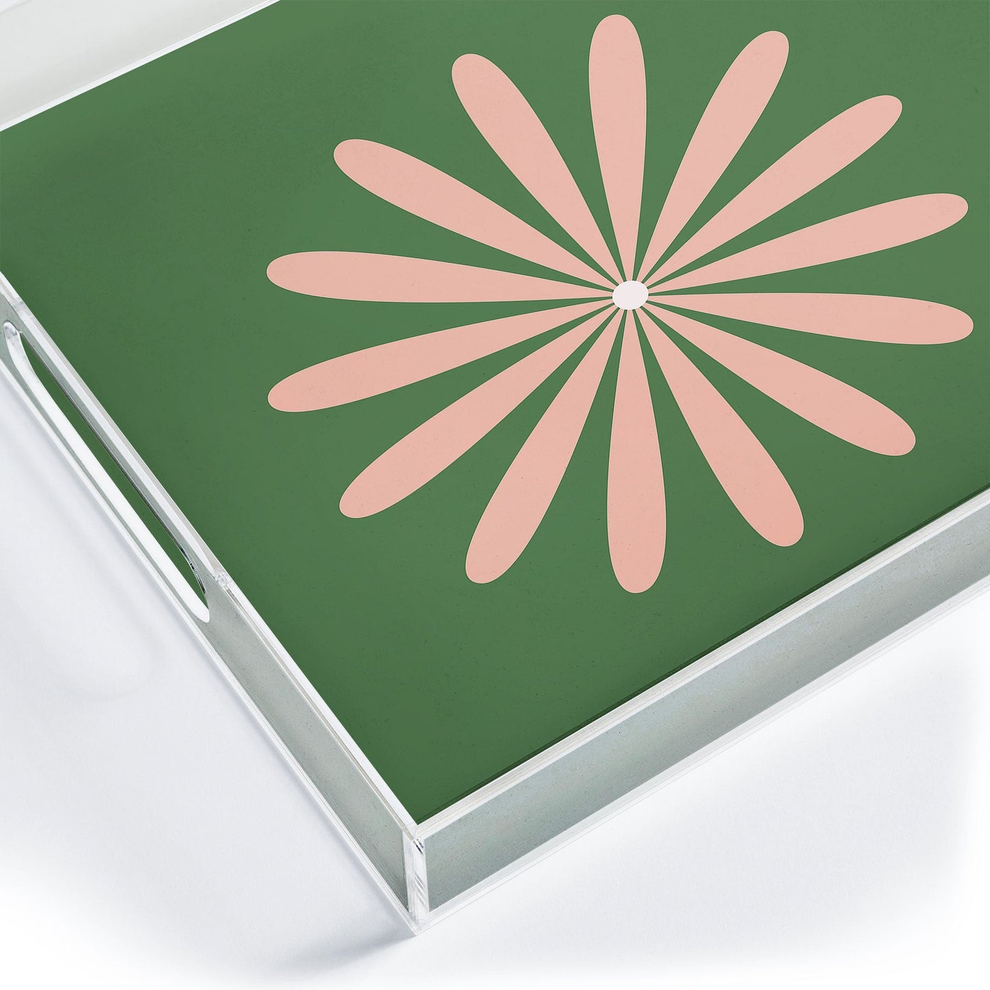 Kierkegaard Design Studio Big Daisy Retro Minimalism Acrylic Tray