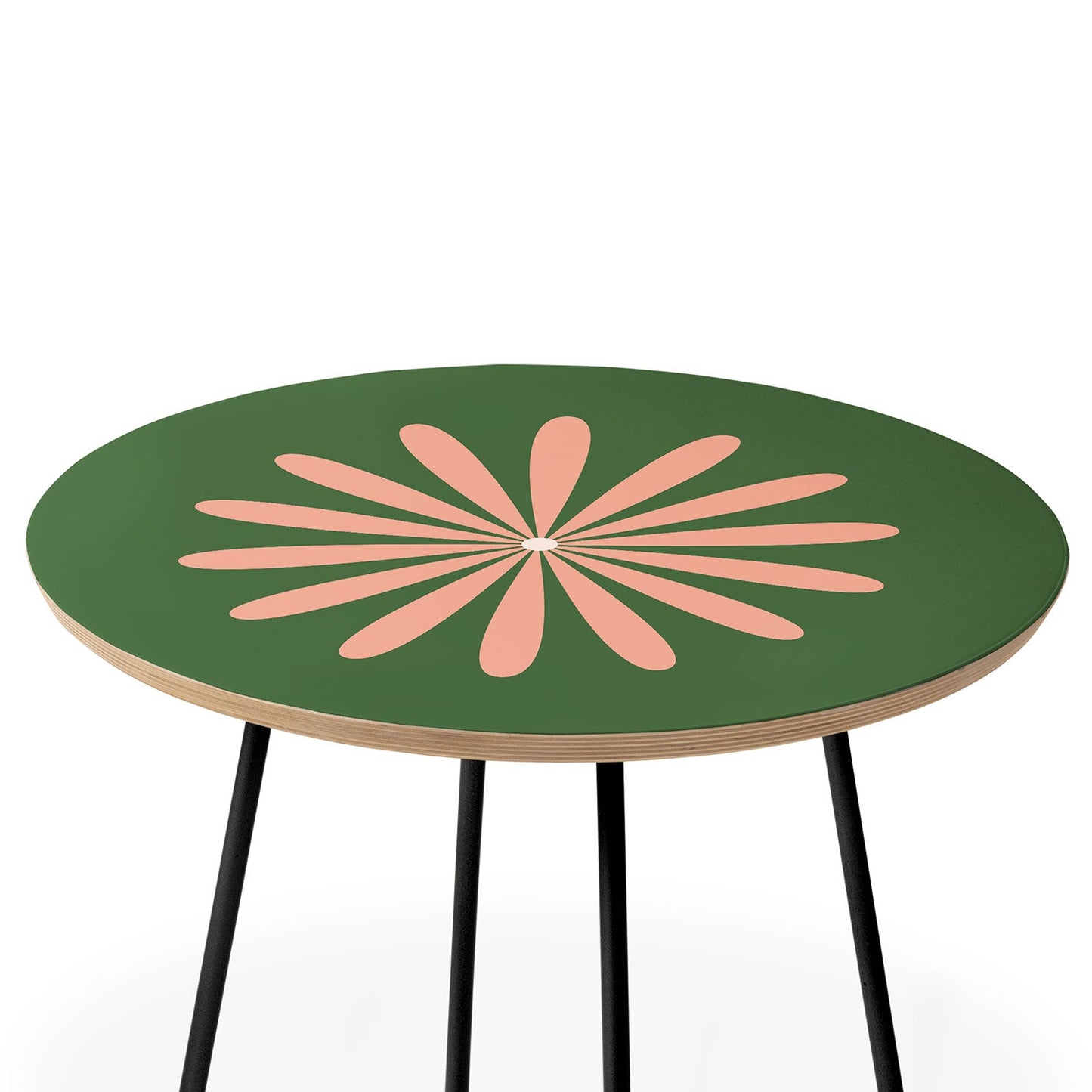 Kierkegaard Design Studio Big Daisy Retro Minimalism Round Side Table