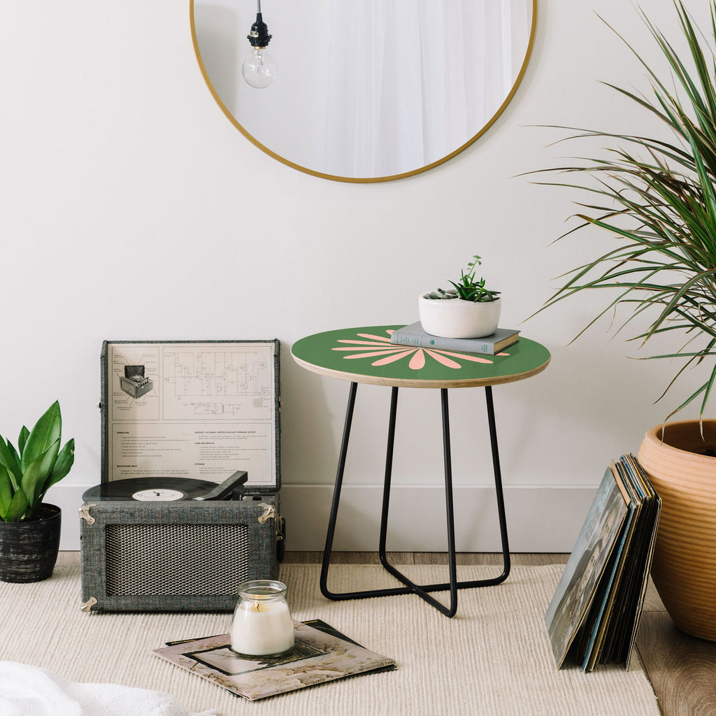 Kierkegaard Design Studio Big Daisy Retro Minimalism Round Side Table