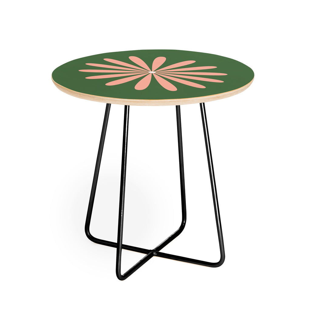 Kierkegaard Design Studio Big Daisy Retro Minimalism Round Side Table
