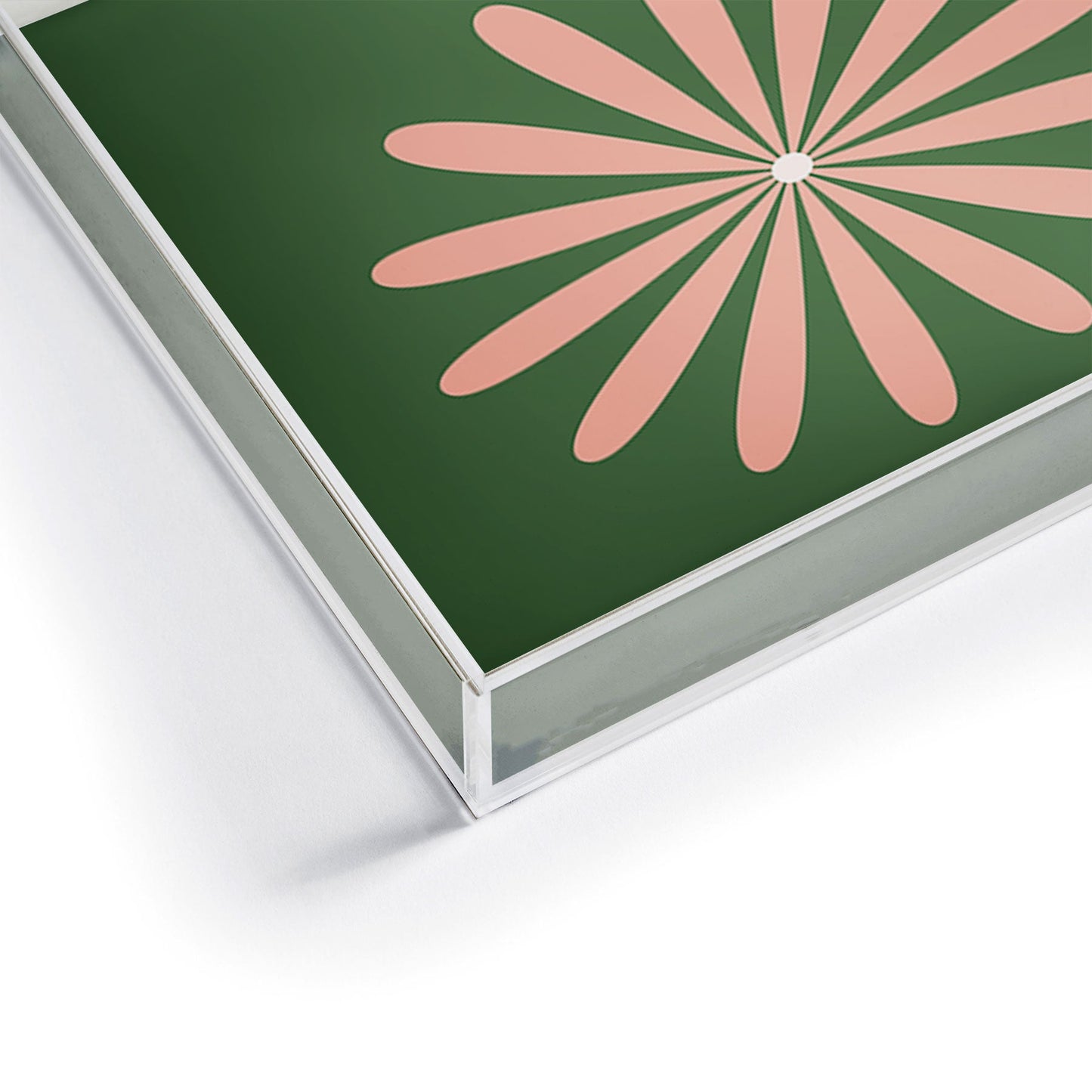 Kierkegaard Design Studio Big Daisy Retro Minimalism Acrylic Tray