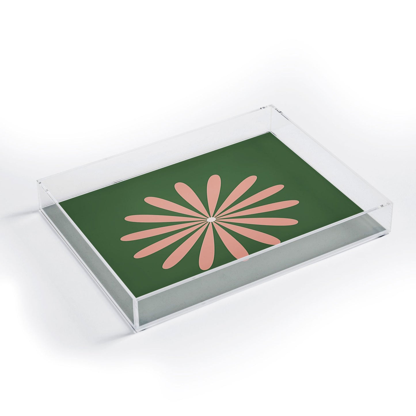 Kierkegaard Design Studio Big Daisy Retro Minimalism Acrylic Tray