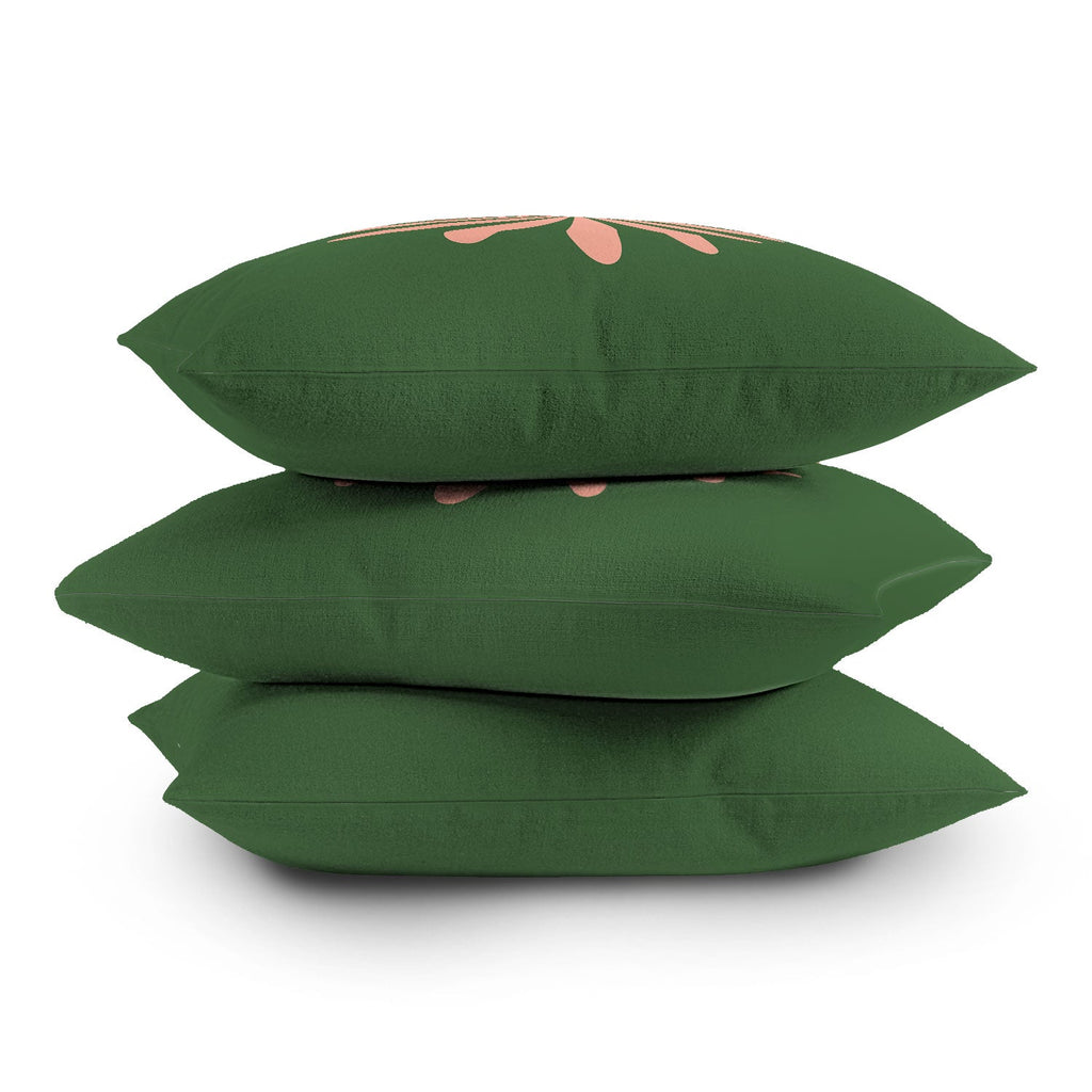 Kierkegaard Design Studio Big Daisy Retro Minimalism Throw Pillow