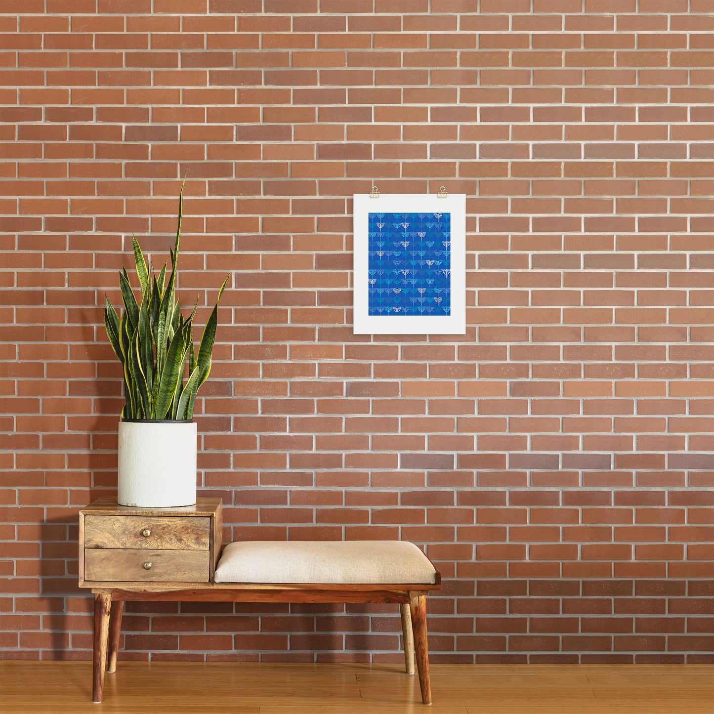 Kierkegaard Design Studio Hanukkah Chanukah Menorah Art Print