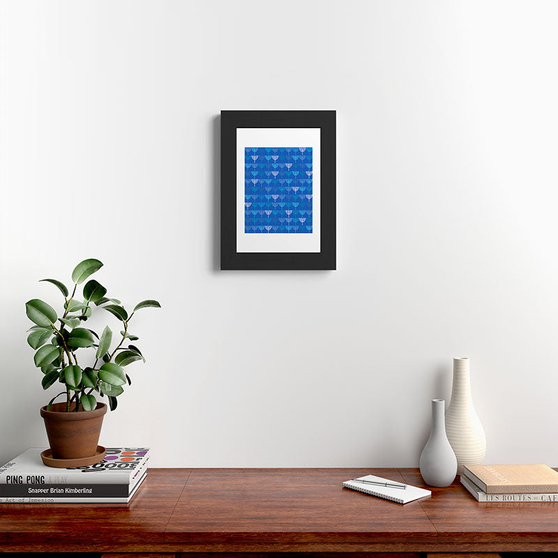 Kierkegaard Design Studio Hanukkah Chanukah Menorah Framed Art Print