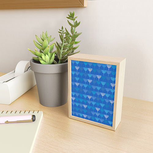 Kierkegaard Design Studio Hanukkah Chanukah Menorah Framed Mini Art Print