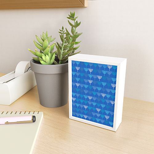 Kierkegaard Design Studio Hanukkah Chanukah Menorah Framed Mini Art Print