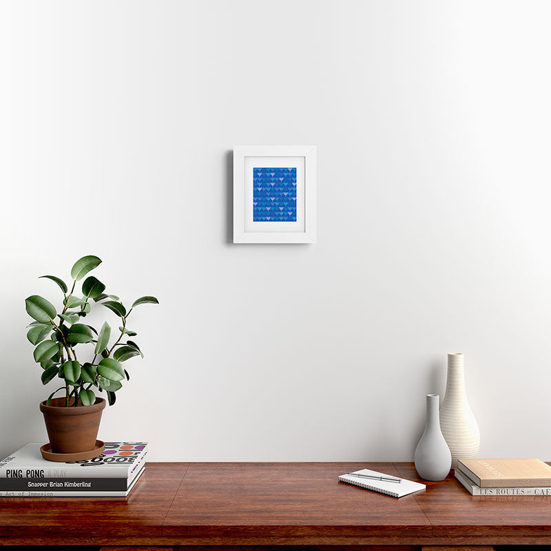 Kierkegaard Design Studio Hanukkah Chanukah Menorah Framed Art Print