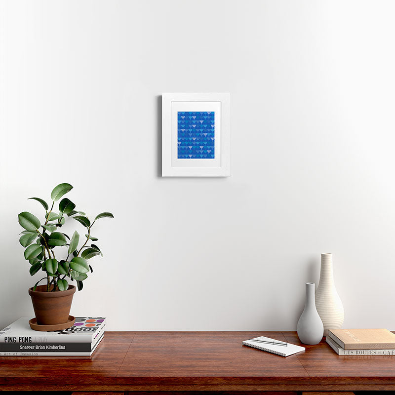 Kierkegaard Design Studio Hanukkah Chanukah Menorah Framed Art Print