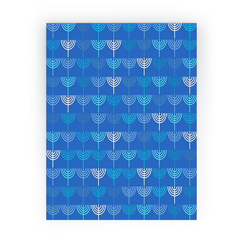 Kierkegaard Design Studio Hanukkah Chanukah Menorah Mini Art Print