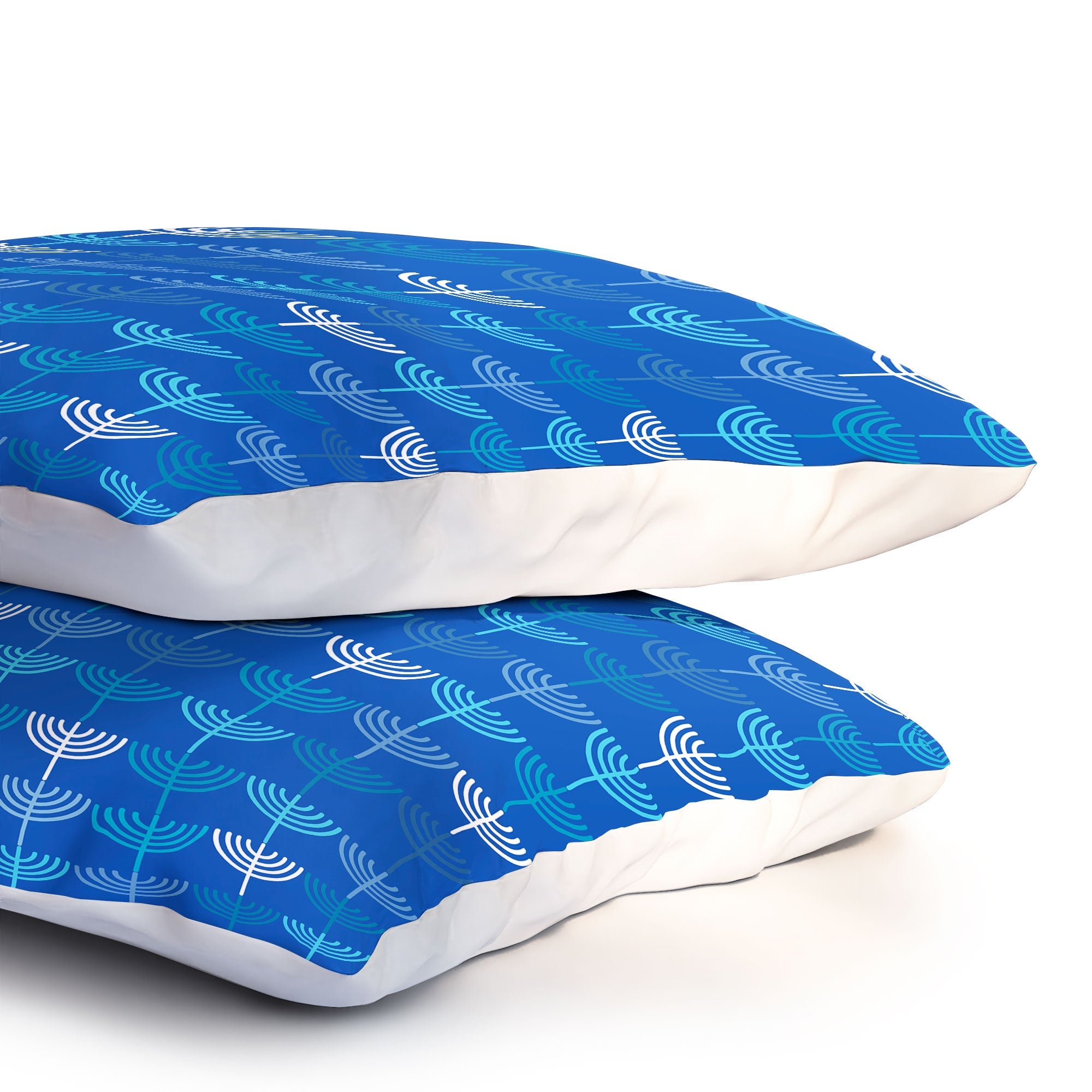 Kierkegaard Design Studio Hanukkah Chanukah Menorah Pillow Shams