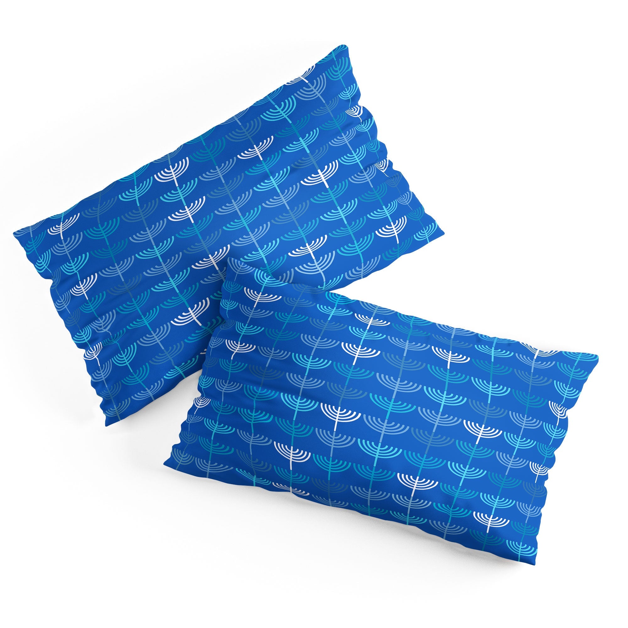 Kierkegaard Design Studio Hanukkah Chanukah Menorah Pillow Shams