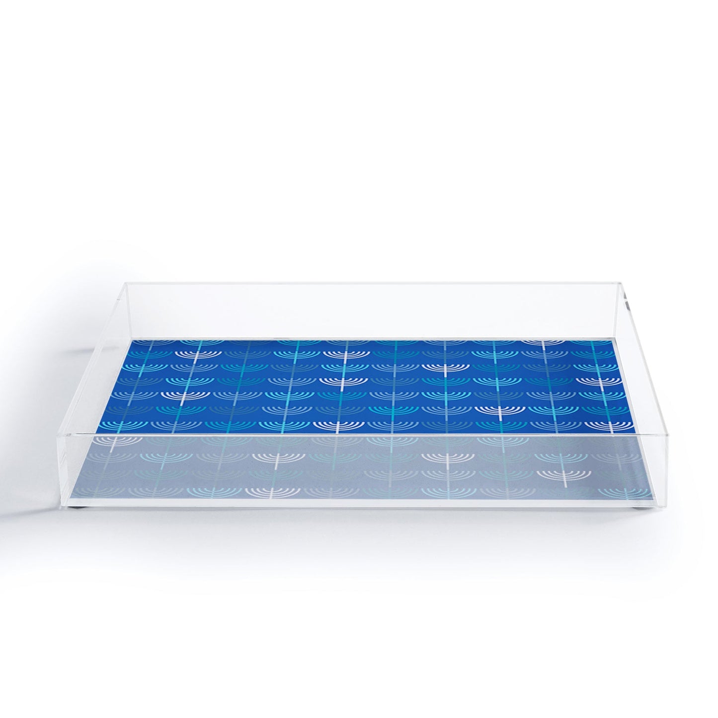 Kierkegaard Design Studio Hanukkah Chanukah Menorah Acrylic Tray