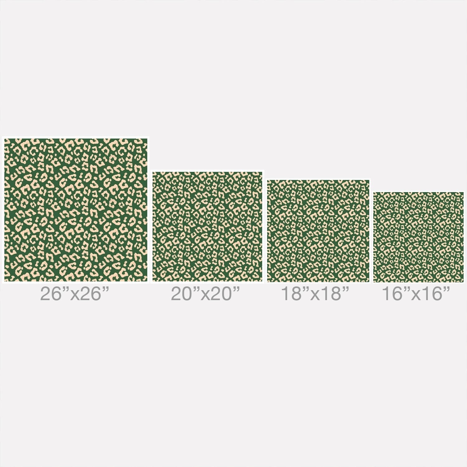 Avenie BR Cheetah Print In Green Outdoor Throw Pillow