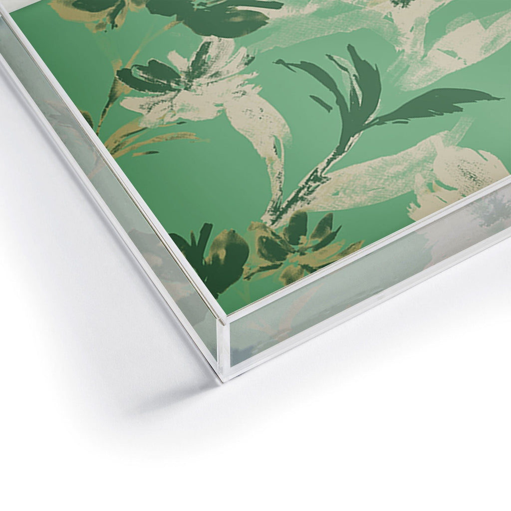 Gabriela Fuente Emma Green Acrylic Tray