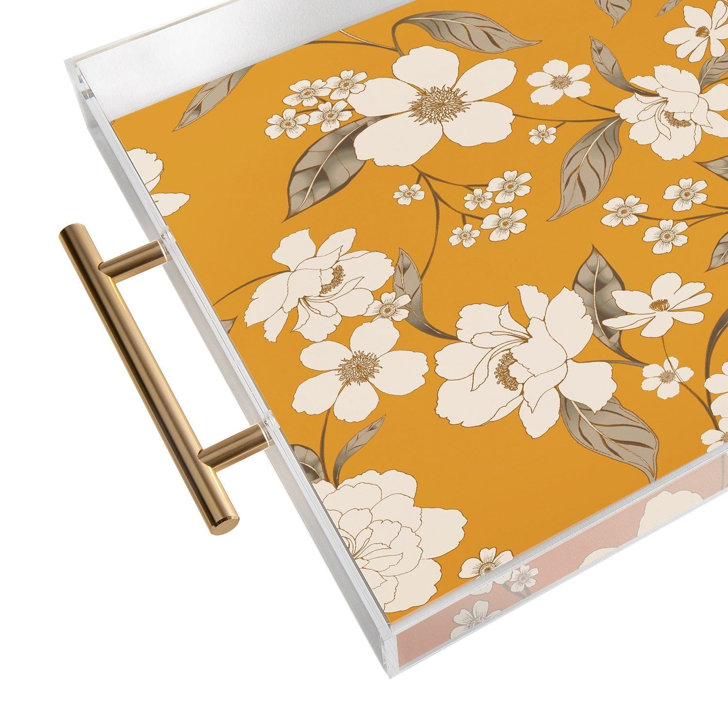 Gabriela Fuente Roberta Sunflower Acrylic Tray