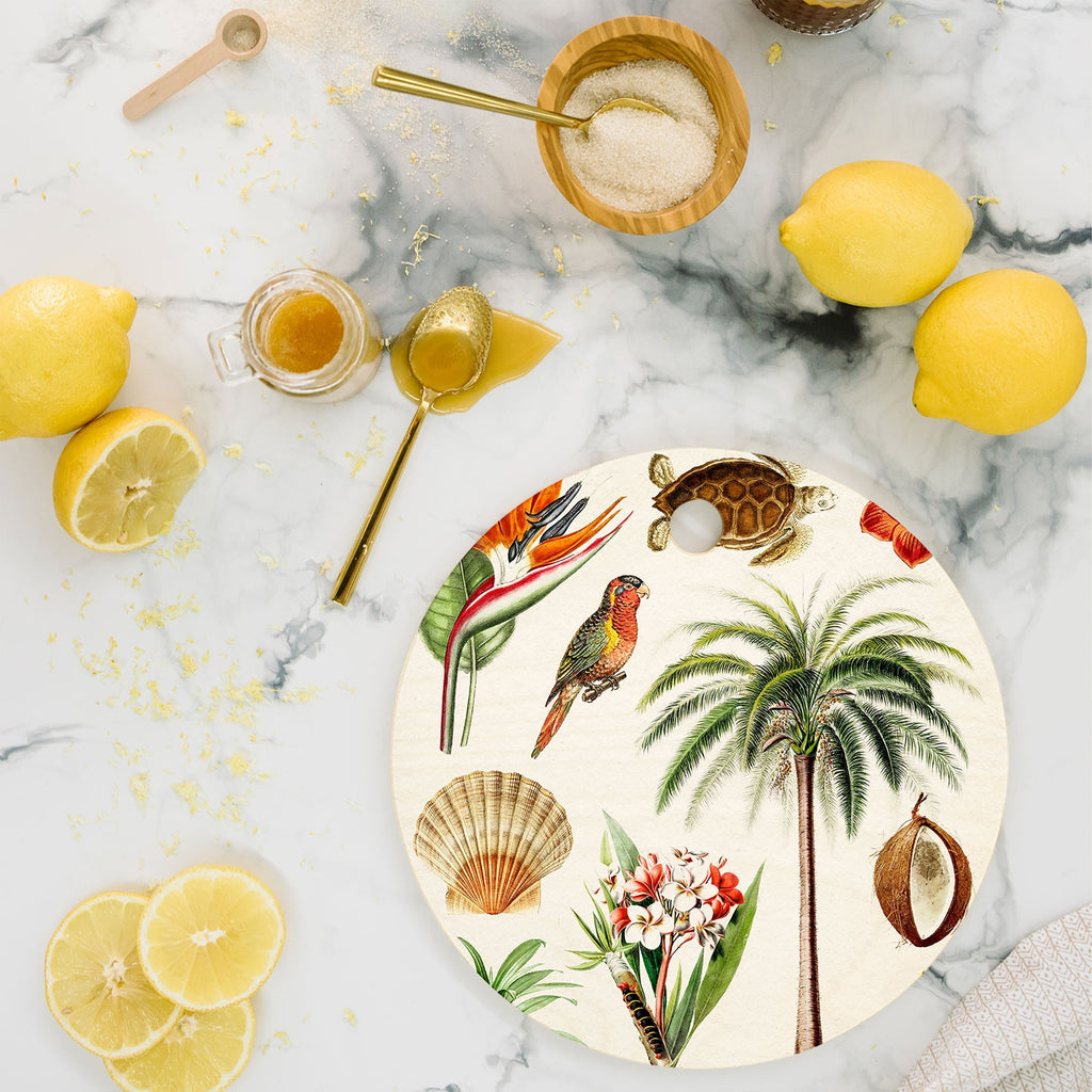 Gal Design Hawaii Collection Cutting Board Round