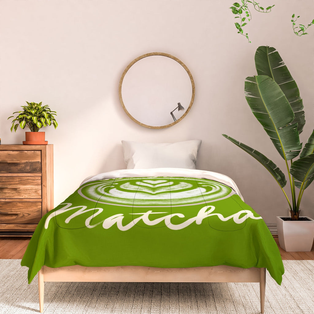 Design by Spark Love You So Matcha Comforter