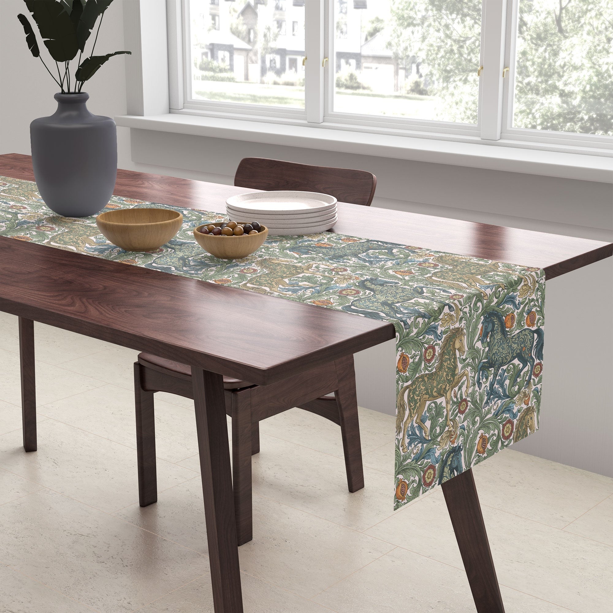 Marta Barragan Camarasa Renaissance Horse Garden Table Runner