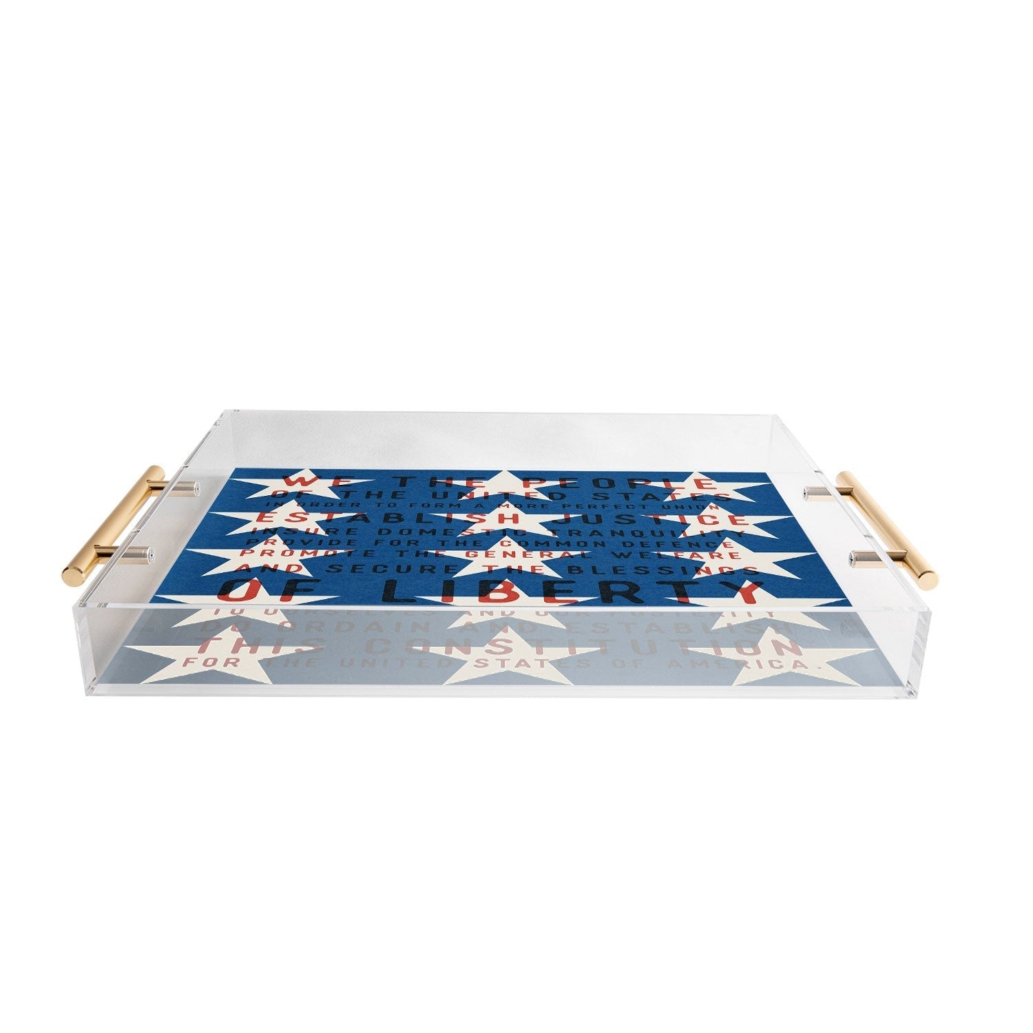 DENY Designs Starred Preamble Acrylic Tray