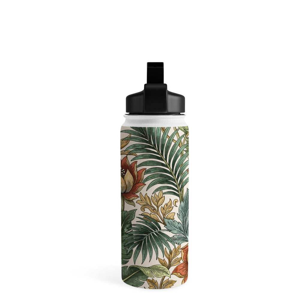 Marta Barragan Camarasa Retro Jungle Garden Water Bottle