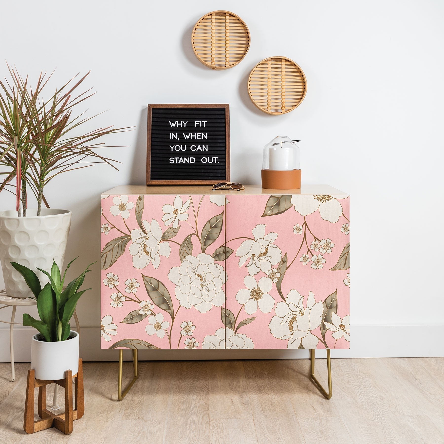 Gabriela Fuente Roberta in Pink Credenza