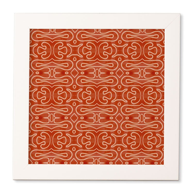 Mirimo Venexiana Burnt Orange Framed Wall Art