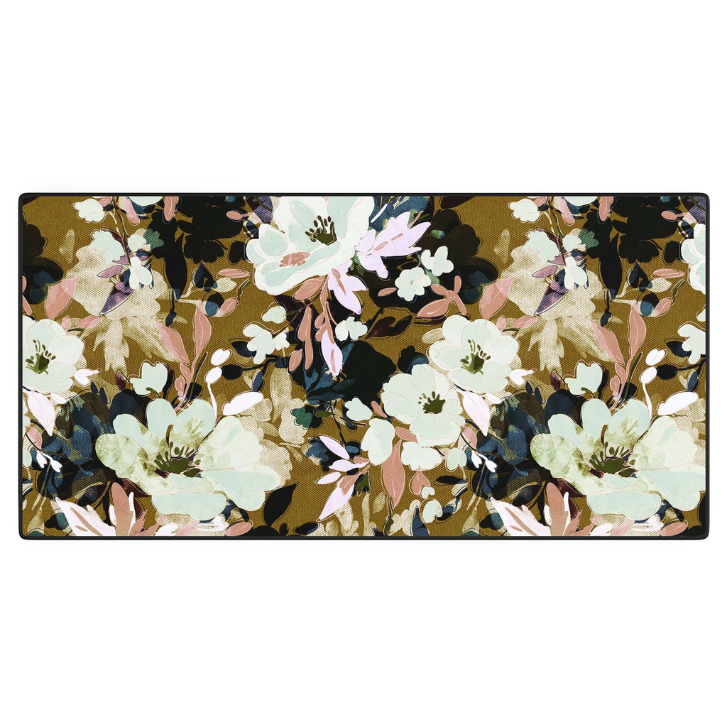 Marta Barragan Camarasa Romantic Floral Fusion Desk Mat