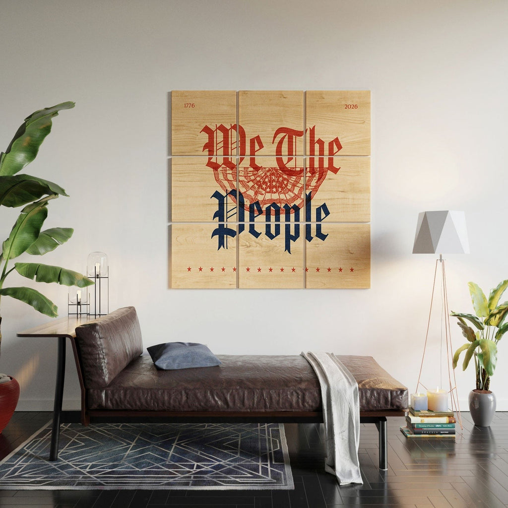 DENY Designs We The People ii Wood Wall Mural