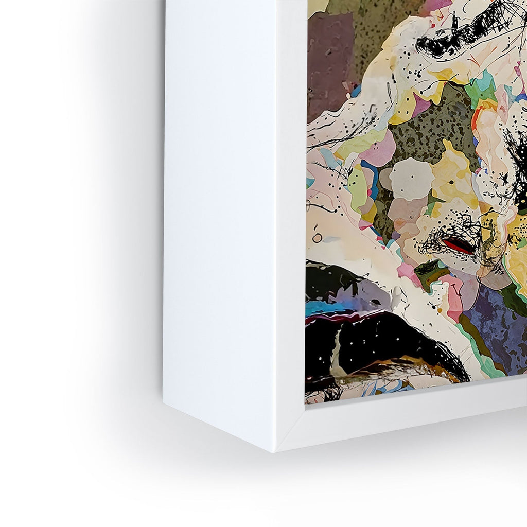 83 Oranges Echoes Beneath the Surface Framed Mini Art Print