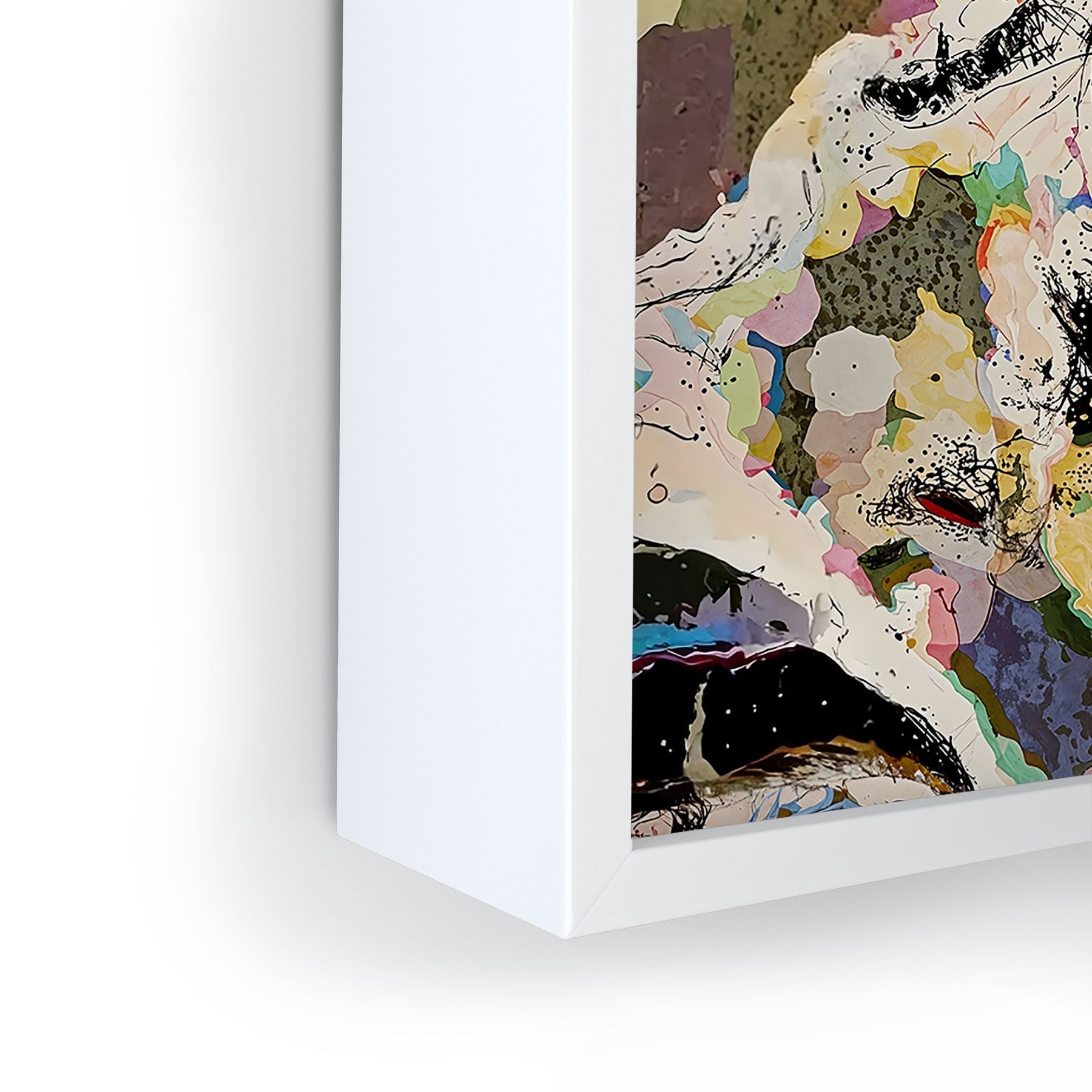 83 Oranges Echoes Beneath the Surface Framed Mini Art Print