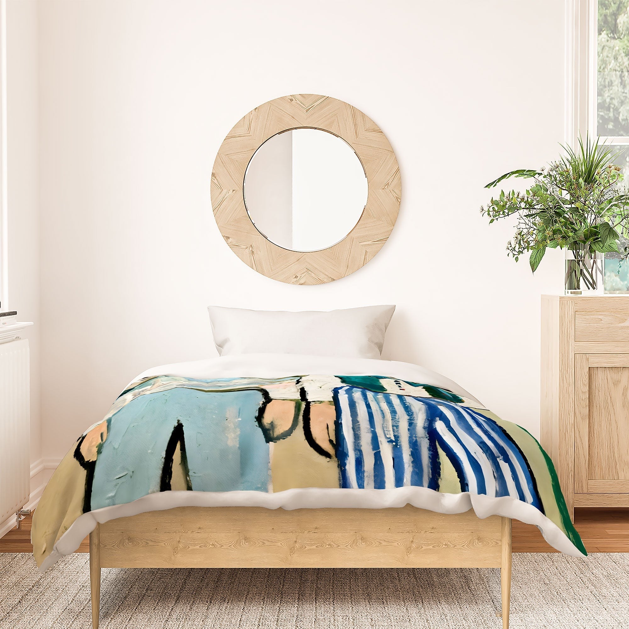 83 Oranges Side By Side Cowboy Edition Duvet Cover