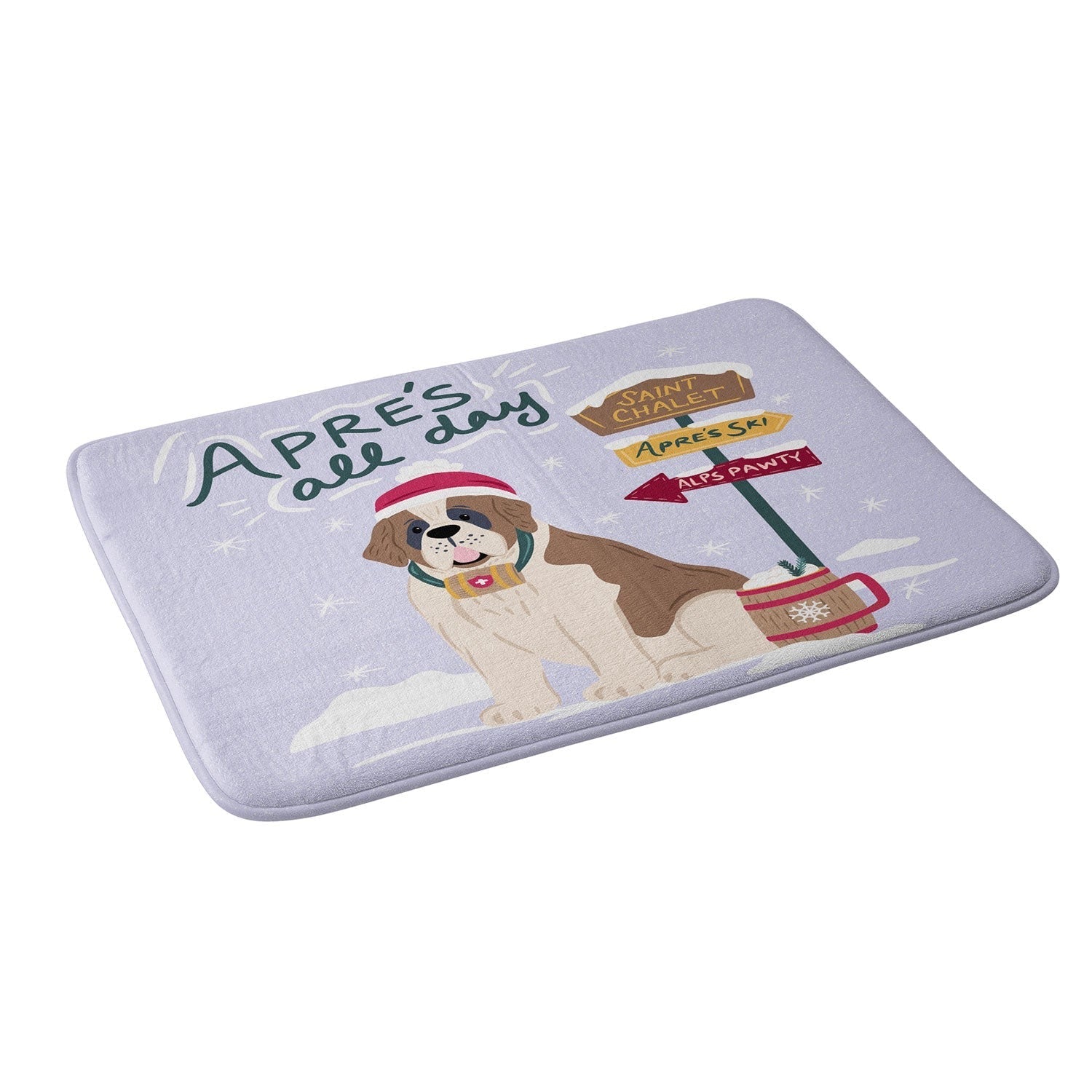 Design by Spark St Bernard Apres All Day Memory Foam Bath Mat