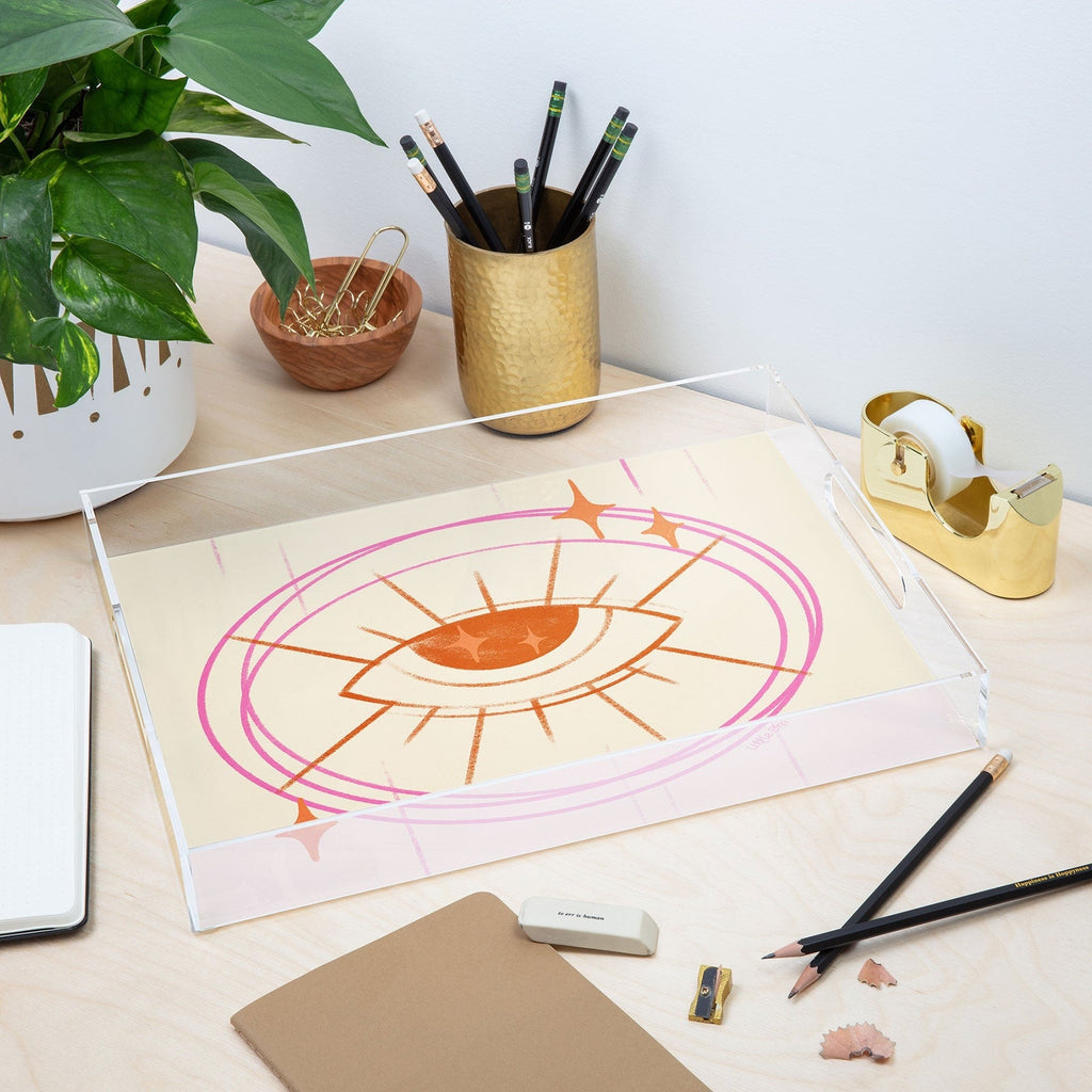 Little Om Celestial Eye cream Acrylic Tray