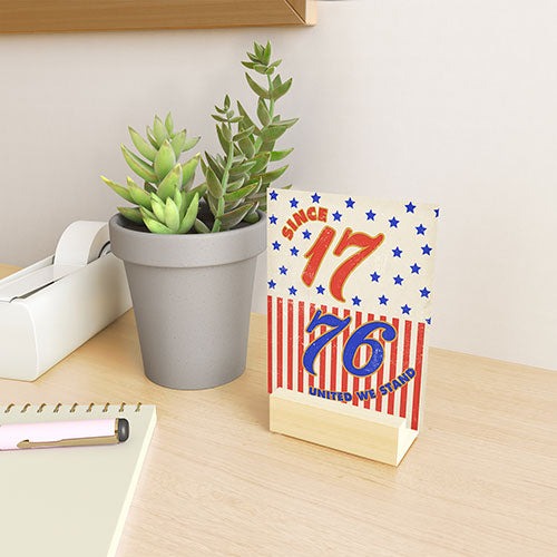 DENY Designs 1776 Stars Mini Art Print