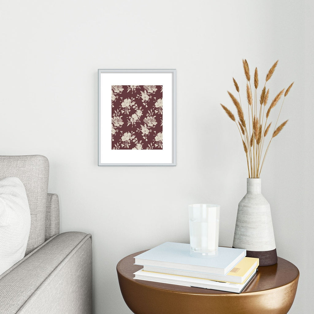 Marta Barragan Camarasa Antique Petal Romance Metal Framed Art Print