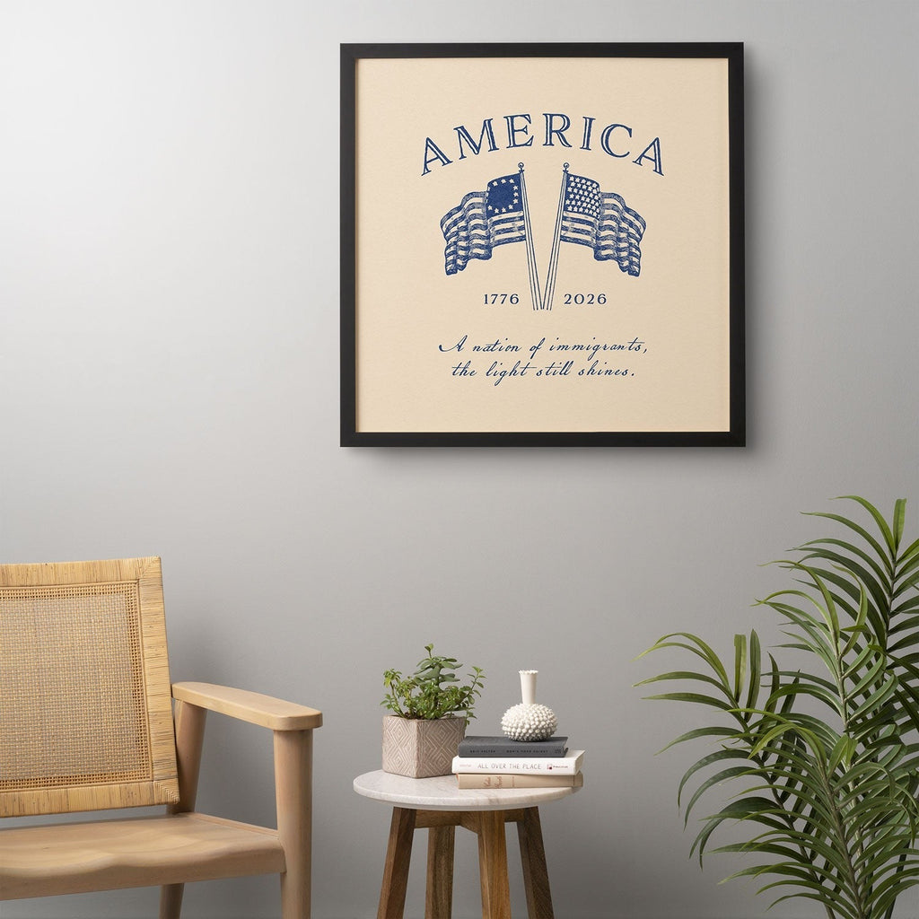 DENY Designs America250 Framed Wall Art